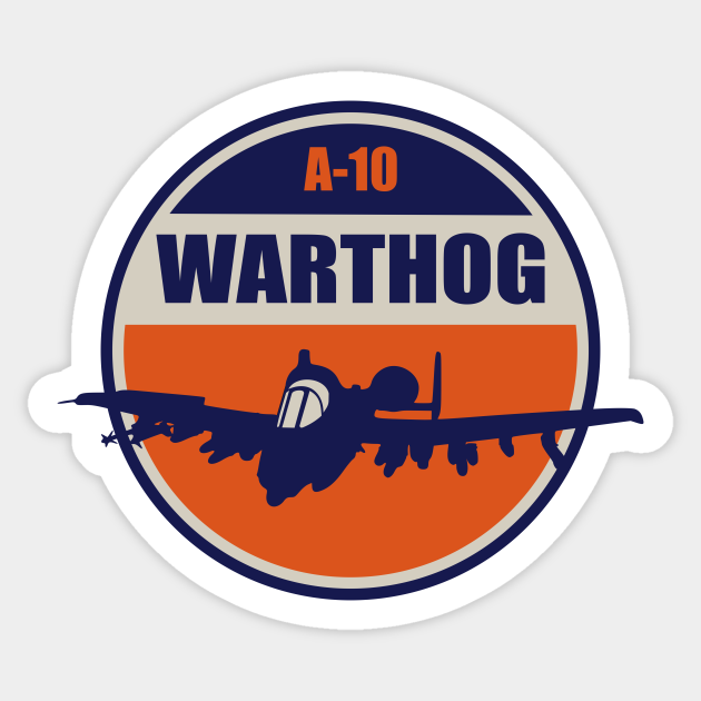 A10 Warthog A10 Thunderbolt 2 Sticker TeePublic